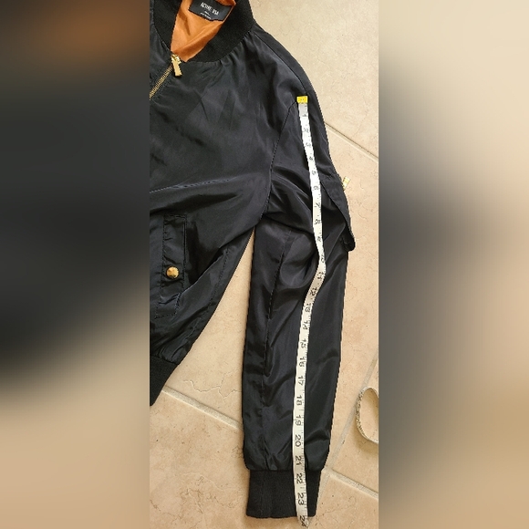 Active USA Bomber Jacket, Black, Small - Picture 6 of 7